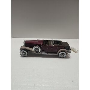 Franklin Mint Precision 1930 Duesenberg  No Windshield  Missing Headlight